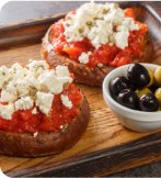 Greek Cretan dakos